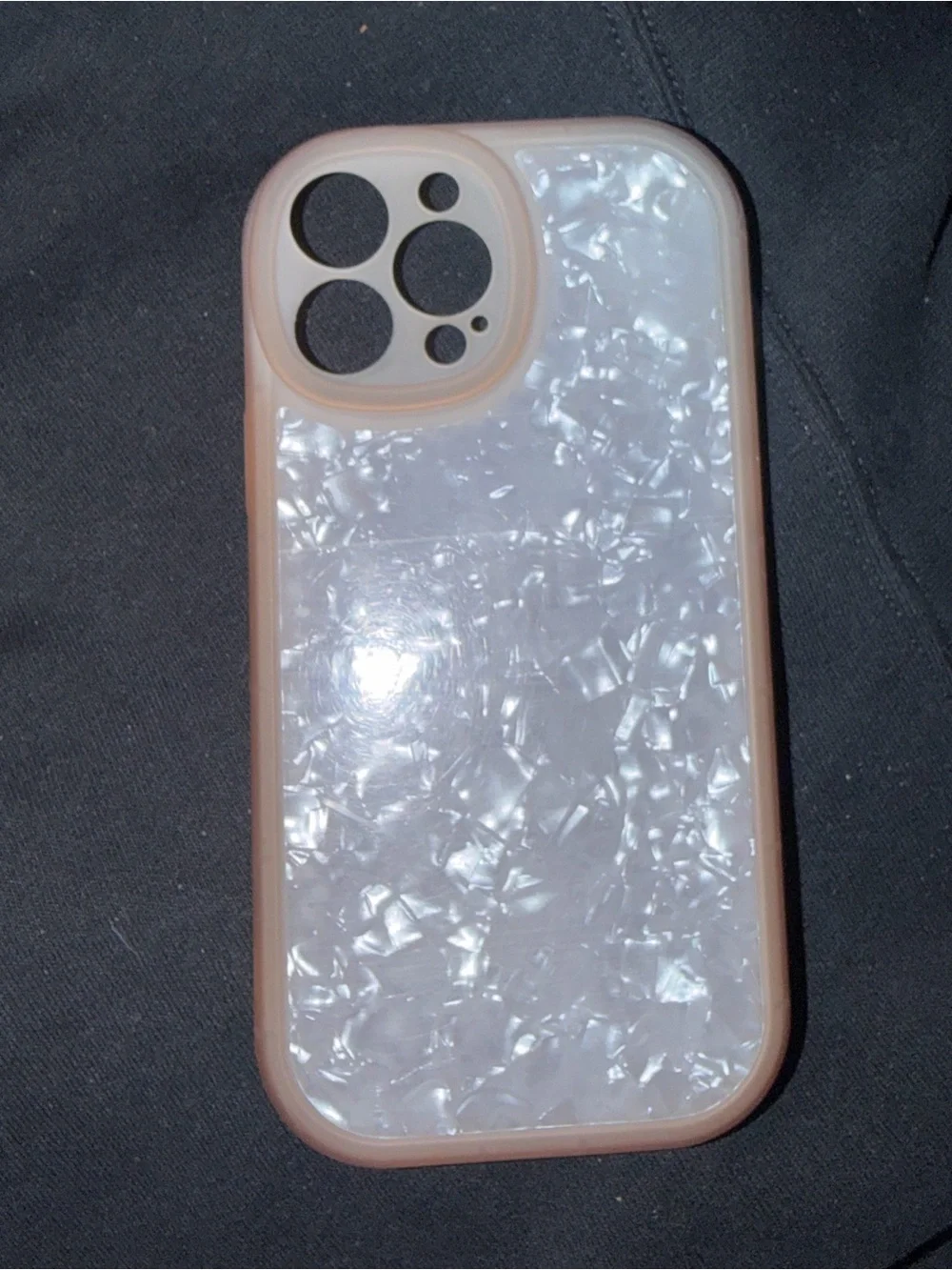 3 Pack - iPhone 13 Pro Max Cases Pearl Pink, Floral, Clear Mandala Glitter